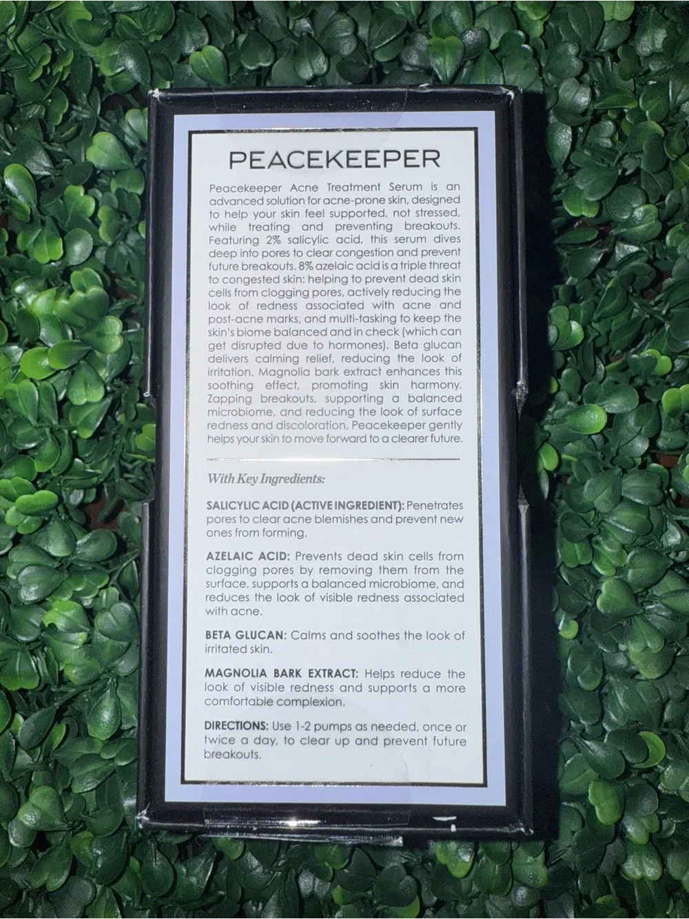 Sunday Riley Peace Keeper Acne Treatment Serum